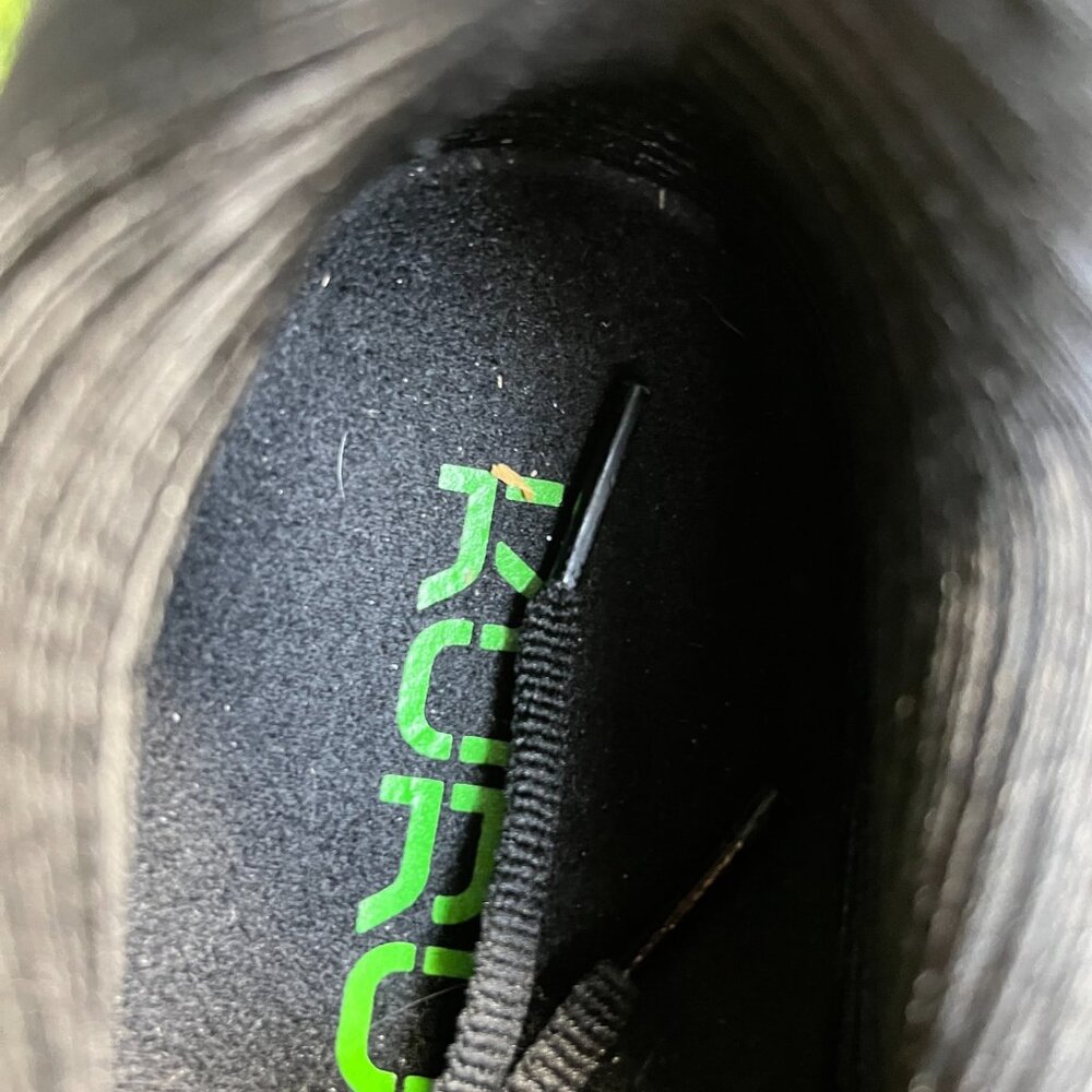 KURU Black and White Athletic Running Shoe with Rose Gold Logo - Picture 8 of 10